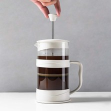 Hermoso French Press Kahve Makinesi 12 Oz, Beyaz Kahve Presleri Çay Makineleri (Yurt Dışından)