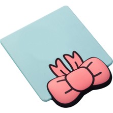 Hermoso Sevimli Yaylı Mouse Pad,ergonomik Mouse Pad, Ofis ve Ev Için (Cyan) (Yurt Dışından)