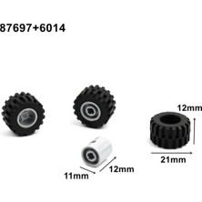 Hermoso 48PCS Mini Tekerlek Aksları Paketi Blok Araba Aksesuarları (Yurt Dışından)