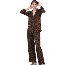 Nomads Felt Ipek Gömlek-Pantolon-Pijama Takımı | Ananas Desen | Nomads Felt