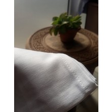 Nevateks Tekstil 100% Pamuklu Gabardin Mutfak Otel Servis Peçetesi 4 Adet 51 x 51 Cm.