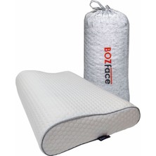 Bozface Boyun Destekli Visko Memory Foam Ergonomik Yastık (10X7/50X32)