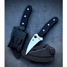 John Connely Spyderco Cts Bd1 Kaliteli Paslanmaz Çelik Palaska ve Kemer Uyumlu Çakı - 20 cm