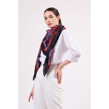 Nomads Felt Saf Ipek Şal Fular| 140 cm | Etro Desen 4