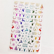 Tırnakmania Üç Boyutlu Yapışkanlı Sticker F597