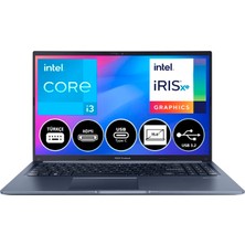 Asus Vivobook X1502ZA-EJ067 Intel Core İ3-1215U 8gb 512GB SSD Full Hd  Freedos 15.6" Dizüstü Bilgisayar + Çanta