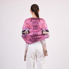 Nomads Felt Vual Ipek Fular | 55X180 cm | Gustav Klimt Mada Primavesi | Nomads Felt