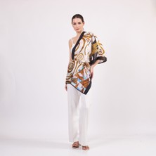 Nomads Felt Vual Ipek Fular | 55X180 cm | Gustav Klimt Expectation | Nomads Felt