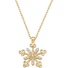 Altın Sepeti Gümüş Altın Kaplama Kartane Kolye