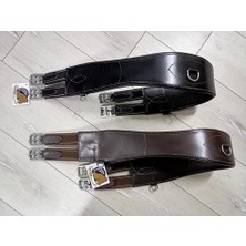 Atsar Equestrian Ithal Three Elastic Deri Kolan Kayışı (Deri Eyer Kemer&kayış)