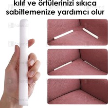 Faiend Koltuk Örtüsü Koltuk Kılıfı Arasına Sıkıştırma Çubuğu Kaymayı Engelleyici Aparat (11) Adet (Renk Siyah Veya Beyaz)