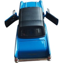 Welly Lisanslı 1957 Chevrolet Bel Air Çek Bırak Model Metal Araba (1:34)