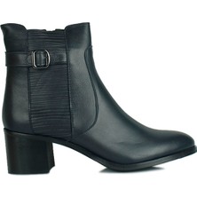 Fitbas 6913 014 Kadın Siyah  Bot