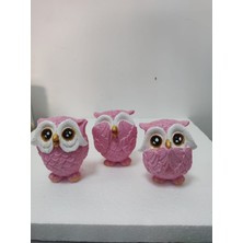 Sofun Dekoratif Üçlü Baykuş Biblo