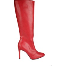 Fitbas 522910 559 Kadın Kırmızı Büyük & Küçük Numara Çizme