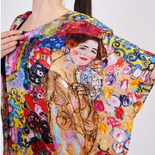 Nomads Felt Ipek Kısa Kimono Pareo | Gustav Klimt Maria Munk | Nomads Felt