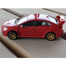 Welly Lisanslı Subaru Wrz Stı Çek Bırak Model Metal Araba (1:34) 43693D
