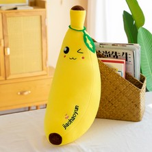SJ Muz Yastık Bebek Peluş Oyuncak Simülasyon Muz Uyku Yastığı 100G35CM (Yurt Dışından)
