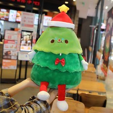 SJ Noel Ağacı Noel Baba Bebek Peluş Oyuncak Bebek Noel Yeni Yıl Hediyesi 500G45CM (Yurt Dışından)