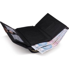 Bukili Bags Büyük Boy Kedi Aksesuarlı  Kadın Cüzdanı Çok Bölmeli Kullanışlı Bayan Cüzdanı