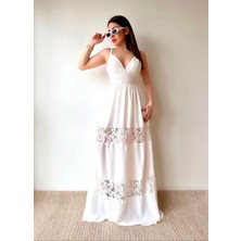 Concon Moda Dantel Detaylı Airobin Elbise