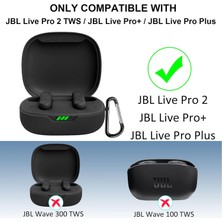 34center Jbl Live Pro 2  Yumuşak Mat Silikon Kılıf (Ürün Kulaklık Değildir)