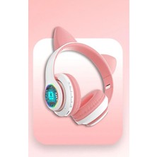 Taros Bunny Wireless Headphone Pembe