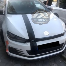 STS Oto Aksesuar Vw Scirocco 08-16 Uyumlu Brabus Ön Lip 3 Parça Kanatlı Lip