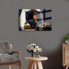 Glass Decoration Tony Montana Cam Tablo