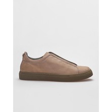 Cabani Hakiki Deri Vizon Lastikli Erkek Sneaker