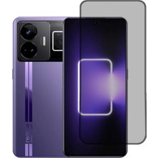 Microcase Realme Gt3 / Gt Neo 5 Privacy Gizlilik Filtreli Tam Kaplayan Tempered Cam - AL3125