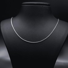 Prestige Gümüş Tilkikuyruğu Zincir 925 Ayar Gümüş 1 mm