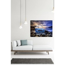 Canvasum Salon Oturma Odası Antre Balık Fantastik Kanvas Duvar Tablo AR030469