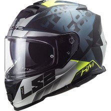 Ls2 Stormm 2 Sprınter Mat Siyah-Gri-Cobalt Kask