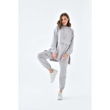 FTZ Women Kadın 2 İplik Takım  Gri 30612