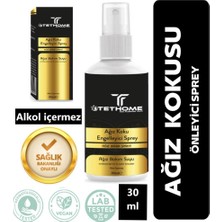 TETHome Ağız Kokusu Önleyici Sprey Alkolsüz Ağız Bakım Suyu Formül 30ML