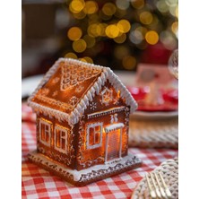 Paşabahçe Gingerbread Işıklı Yılbaşı Polyresin Ev Dekorasyon