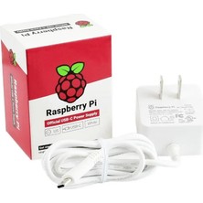 Raspberry Pi 4 Güç Adaptörü USB-C Tipi 5V 3A