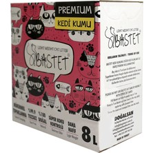 Natural Bastet Tozsuz Premium Kedi Kumu 2 Adet 8 lt