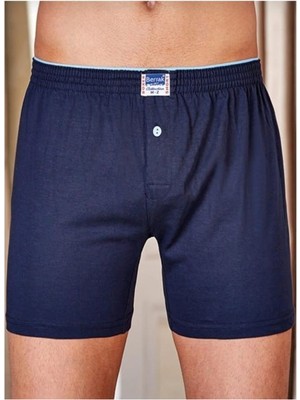 Berrak 1099 6'lı (6 Adet)  Pamuk Penye Lacivert Renk Erkek Boxer