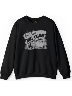 So Cool Hot Rod Hill Climb In Central Cıty Colorado Baskılı Sweatshirt