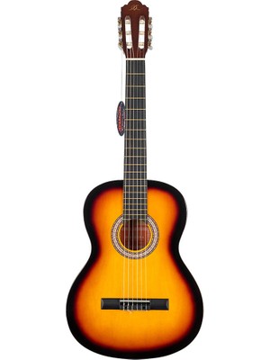 BARCELONA LC 3900 BS Klasik Gitar Brown Sunburst 4/4 Tam Boy Parlak Cila Özellikli