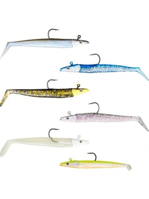 Fujin Zand Eel 11CM 7GR-14GR Double Body+Head Silikon Balık