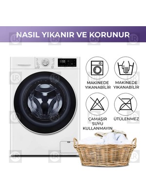 Riselerhome  Lastıklı Esnek Koltuk Kanepe Kılıfı Takımı Çekyat Örtüsü  (3+3+1+1 ) Takım