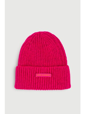 Huge Element Huge Beanie Small Tag Dark Pink