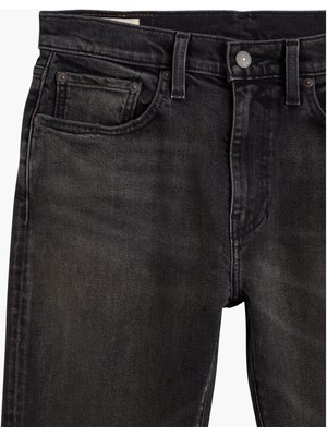 512™ Slim Tapered Erkek Jean Pantolon - Dark Black Destructed