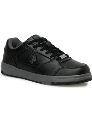 U.S. Polo Assn. Presto 3pr Siyah Erkek Sneaker-Siyah Koyu Gri