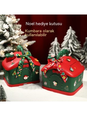 Dstevester Yaratıcı Noel Kutusu Çok Kullanışlı Saklama Deposu Hepsi Bir Arada Pratik Aksesuarlar Çocuklar Için Süsler Kız Noel (Yurt Dışından)