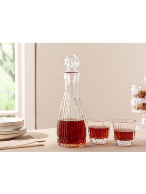 English Home Luzia Cam 3 Parça Karaf 1000 ml + 250 ml Şeffaf
