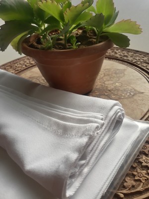 Nevateks Tekstil 100% Pamuklu Gabardin Mutfak Otel Servis Peçetesi 4 Adet 51 x 51 Cm.